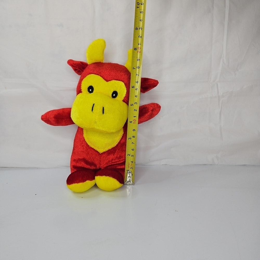 Toymax peek a boo  Cow Plush Toy Toymax Red And Yellow Plush - Picture 8 of 13